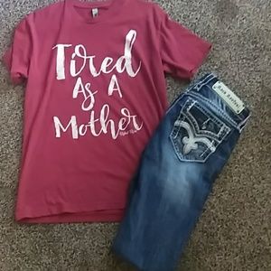 Medium "tired as a mother" shirt